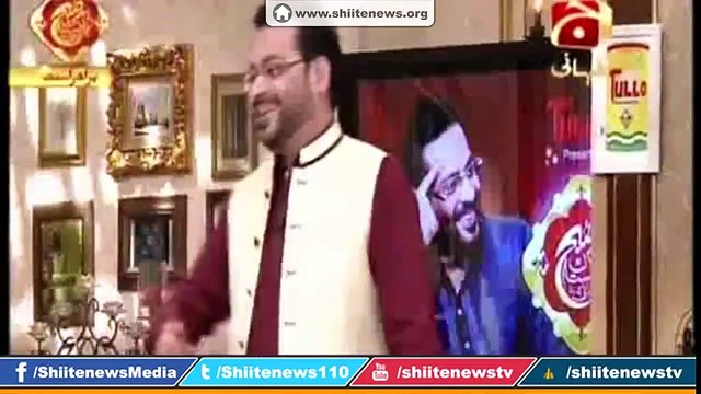 Sunni Scholars Praised Hazrat Fatima a.s in a Television Program With Dr Amir Liaqat Hussian
