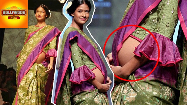 Model Carol Gracias Flaunts BABY BUMP On Ramp | Lakme Fashion Week 2016 | Bollywood Asia