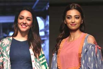 Radhika and Nauheed turn fashionistas on the ramp