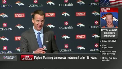 Peyton Manning Retirement Press Conference (Full)  NFL News 20