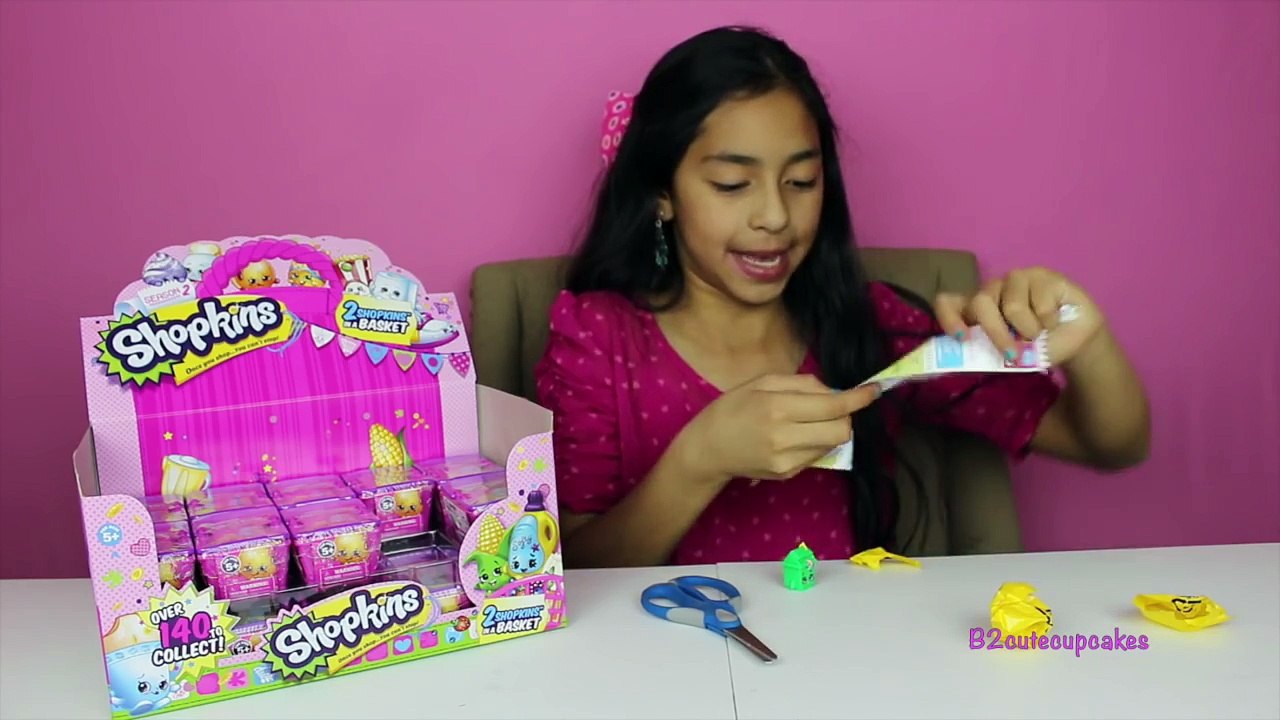 Shopkins Season 2 Opening a Whole Box| B2cutecupcakes