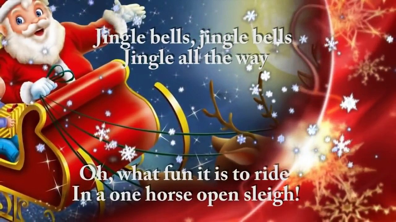 Новогодний мультик. Детская песенка Jingle bells Карао