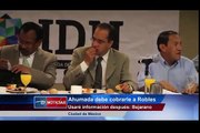 Cd de México.- Bejarano: Ahumada debe cobrarle a Robles quien fue su cómplice.