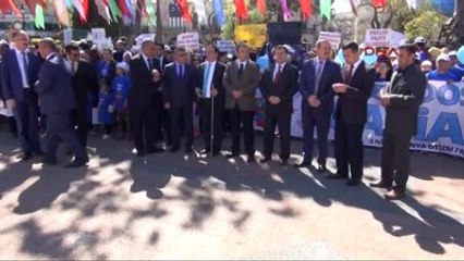 Gaziantep Otizmli Çocuklar Farkındalık İçin Yürüdü