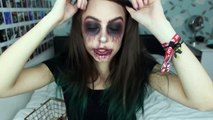 Easy Zombie Halloween Makeup Tutorial | Sophie Foster