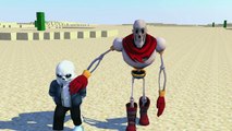 Undertale in Minecraft Animation: Sans & Papyrus in Minecraft Animated