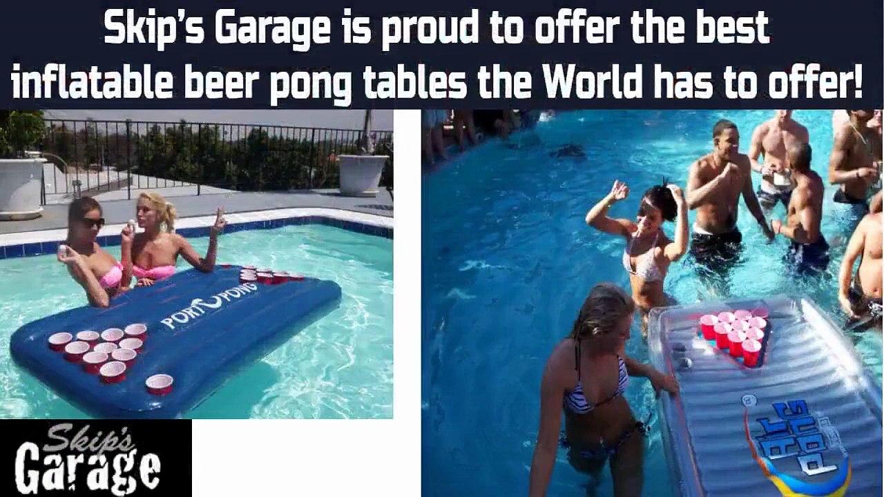 Best Inflatable Beer Pong Tables and Floating Tables by Skip's Garage