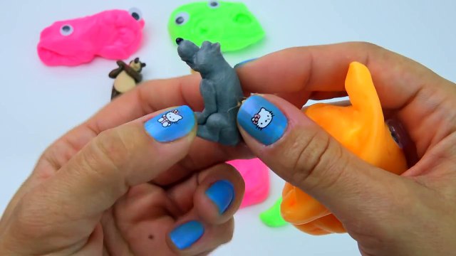 Маша и медведь сюрпризы из нового пластилина Пут�