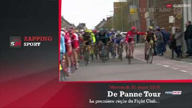 Zap'Sport : Séance de fight club en pleine course cycliste