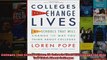 Colleges That Change Lives 40 Schools That Will Change the Way You Think About Colleges