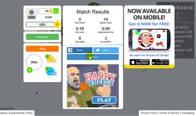 Agario Dios mio Que Partida