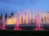 Spettacolo fontane a Barcellona