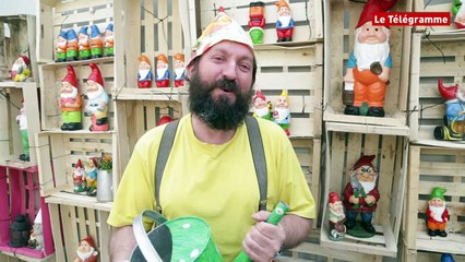 Brest. Une nainterview de nain de jardin