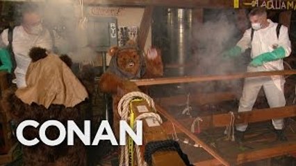 Ewoks Have Infested The CONAN Studio! - CONAN on TBS