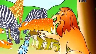 Telugu Panchatantra Stories - Lion and rabbit