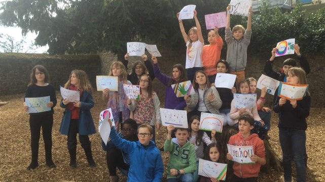 On écrit sur les murs : la version de l'école Saint-Raphaël-Saint-Charles à Quimper