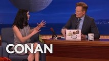 Krysten Ritter Gets Conan A Surprise Holiday Present - CONAN on TBS