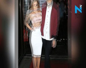 Towie star Abbey Clarke flaunts front slippery dress