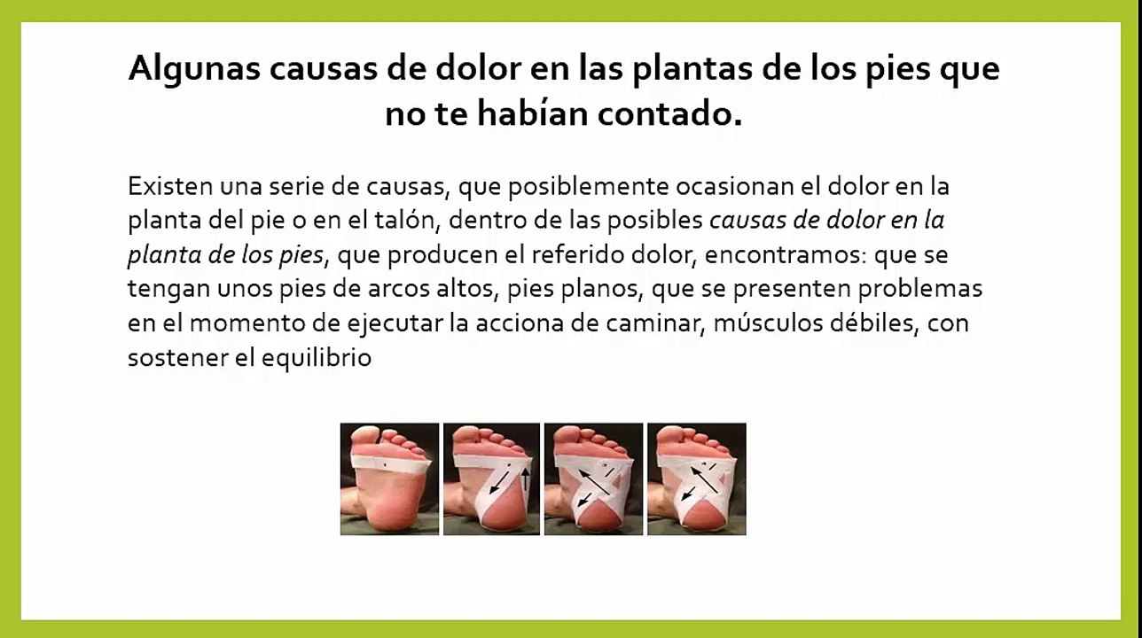 Las Verdaderas causas de dolor en la planta de los pies que no conocias hasta hoy