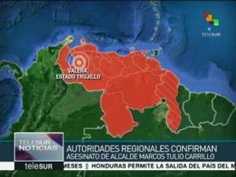 Venezuela: asesinan de varios disparos al alcalde de La Ceiba