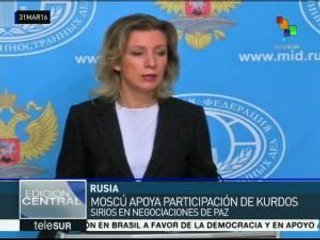 Rusia apoya participación de kurdos sirios en negociaciones de paz