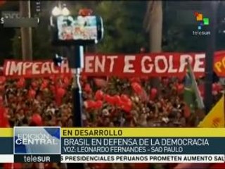Sao Paulo hace escuchar su voz en defensa de la democracia
