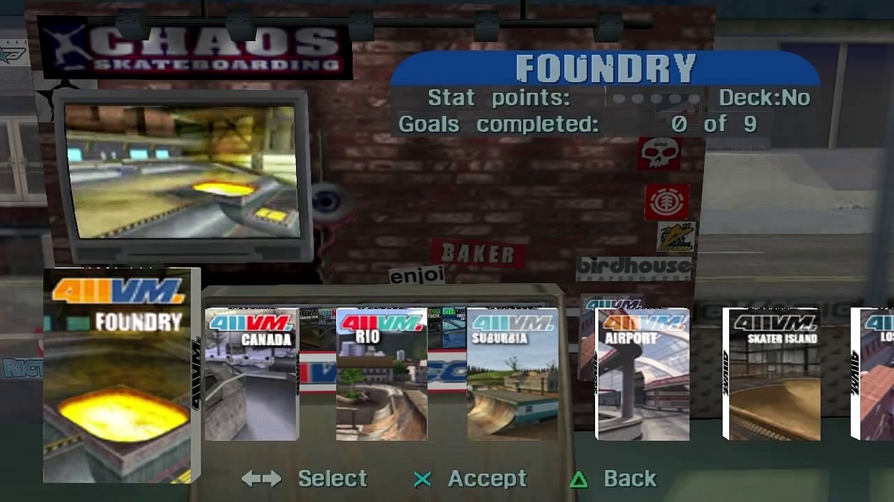 Lets Play - Tony Hawk's Pro Skater 3 - Foundry - Part 1