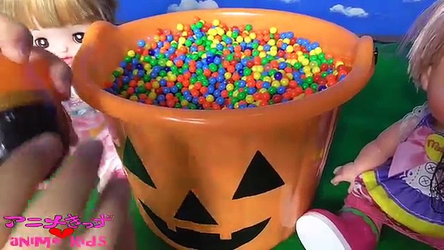 メルちゃん おもちゃ ハロウィン たまご の中身はなにかな？ Halloween おもちゃ アニメ animekids アニメきっず animatoin BabyDoll Mellchan Toy