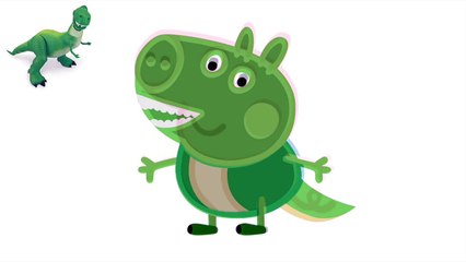 PEPPA PIG en español SE DISFRAZA Jeorge Pig Personajes
