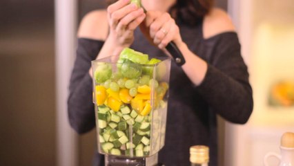 Chilled Cucumber & Quinoa Soup