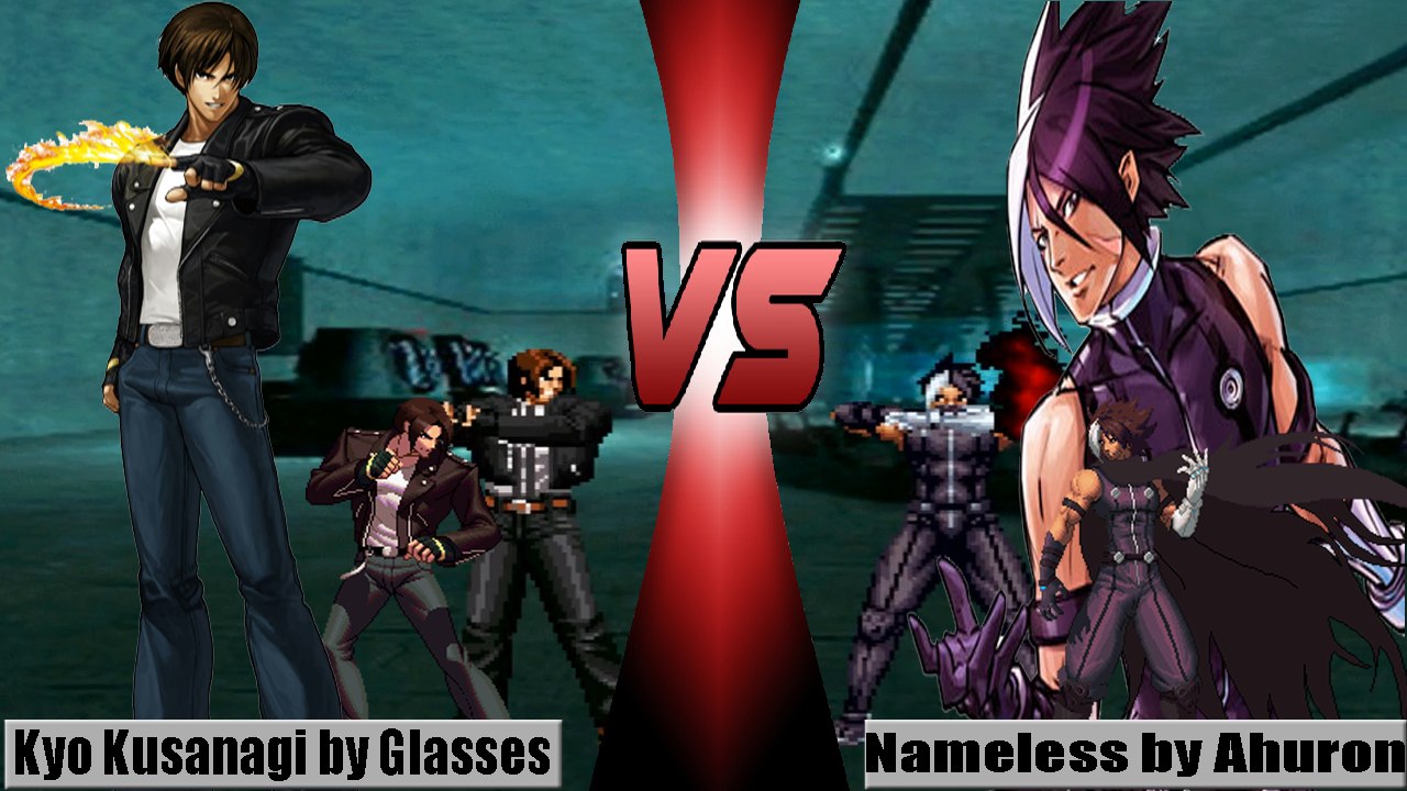[Mugen - KOF WOJ] Kyo Kusanagi (Glasses) vs. Nameless (Ahuron)