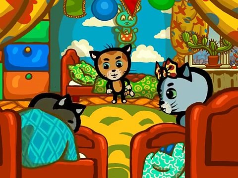 Мультик Три котенка: Не играйся - умывайся (мульти