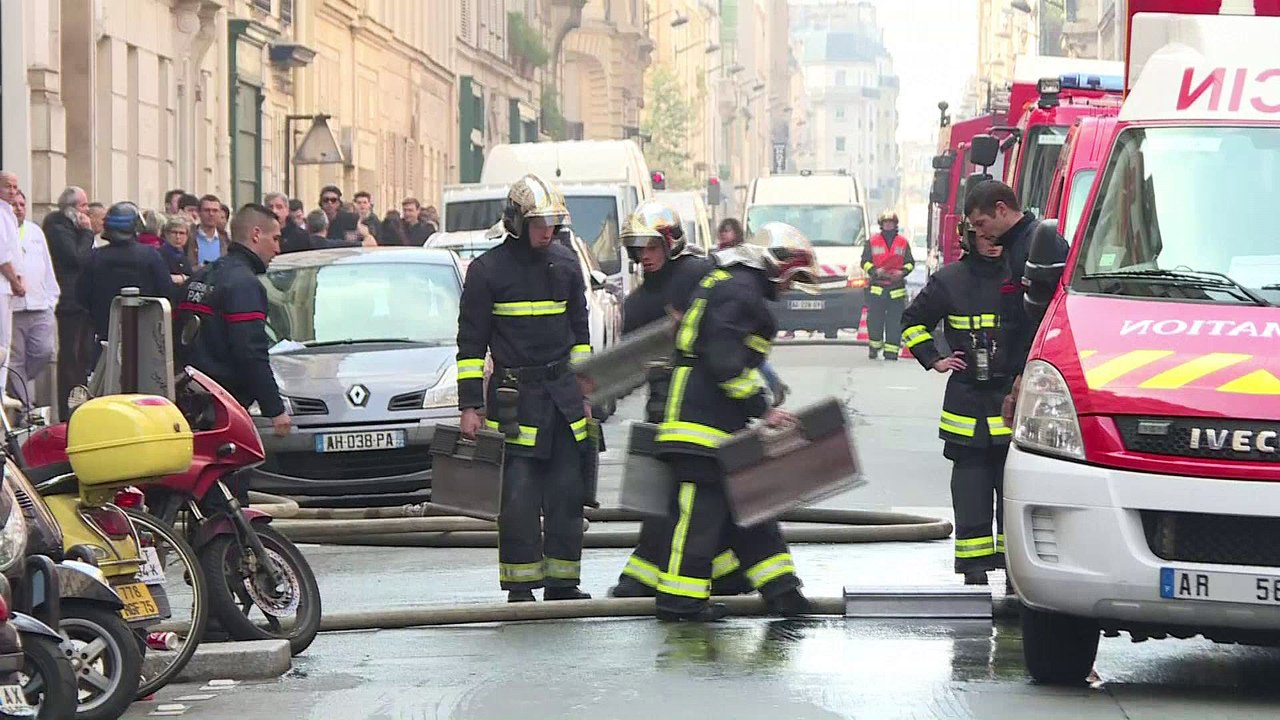 Explosion due au gaz dans un immeuble à Paris
