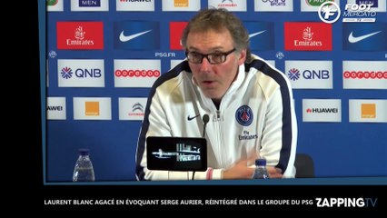 PSG : Laurent Blanc agacé en évoquant Serge Aurier (vidéo)