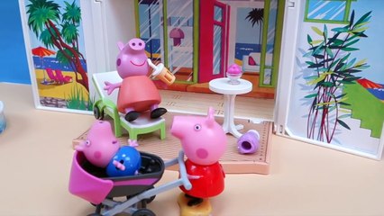 Peppa Pig y Toda su Familia Pasan el Fin de Semana en la Casa de la Playa
