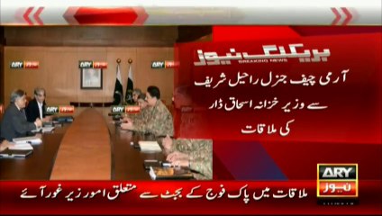 COAS, Dar discuss defence budget