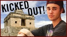 JUSTIN BIEBER THROWN OUT OF ANCIENT MEXICAN TEMPLE