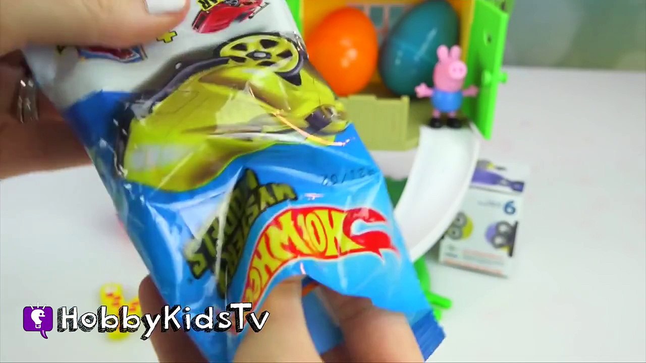 PEPPA Pig Playground SURPRISE Word + Cool Toys! Despicable Me, Blind Bag by HobbyKidsTV