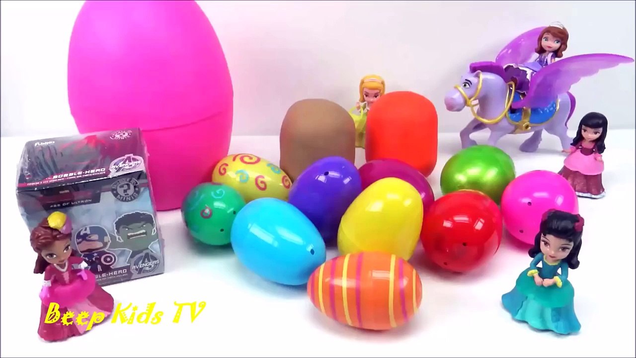 Peppa Pig Español Mickey Mouse Cluhhouse Paw Patrol Play Doh Surprise Eggs HULK Toys Egg