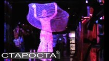 Multimedia Art Performance in Fabrique Night Club in Moscow in 2006
