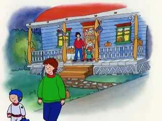 Caillou en francais Caillou adore lhalloween