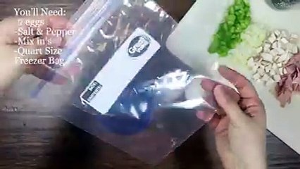 How to Make an Omelet in a Bag