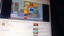 My React- Caillou Buys A MacBook With Boris Credit Card And Gets Grounded