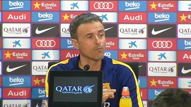 Luis Enrique dice que sus jugadores están cómo locos con vistas al clásico