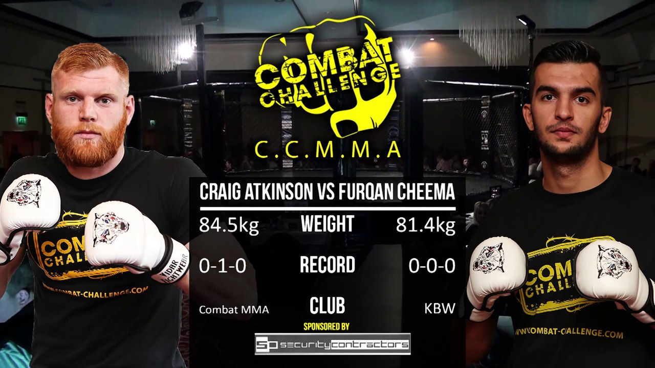 Combat Challenge Bradford 15 Craig Atkinson vs Furqan Cheema