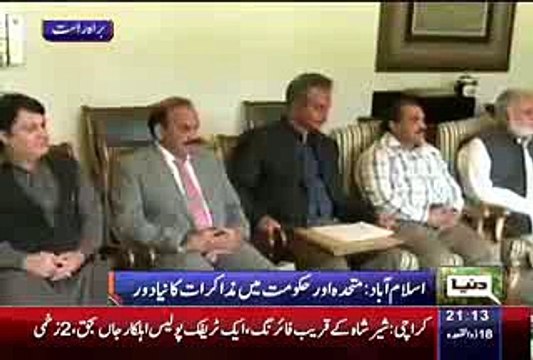 Dailague between MQM & Govt, Report by Shakir Solangi, Dunya News 9pm Bulletin – 2nd September 2015
