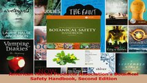 Read  American Herbal Products Associations Botanical Safety Handbook Second Edition PDF Online