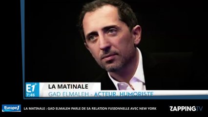 Gad Elmaleh explique sa relation fusionnelle avec la ville de New York (vidéo)