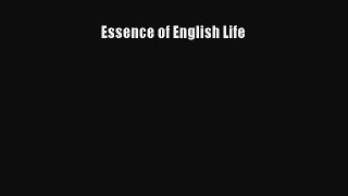 Download Essence of English Life PDF Online