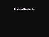 Download Essence of English Life PDF Online